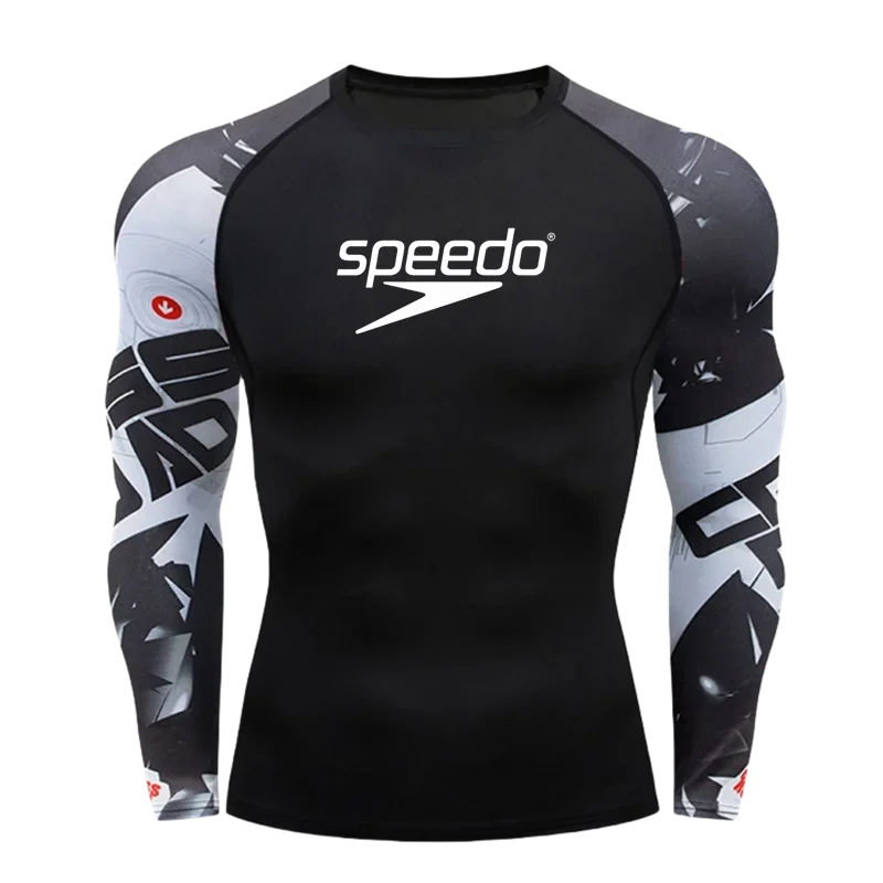 Men Compression Shirt Rashguard