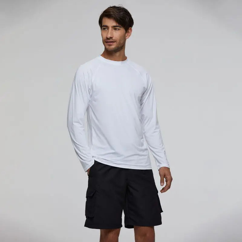 Men UV Protection Shirt Long Sleeve