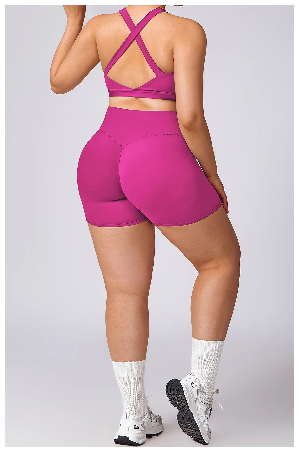 Women Yoga Set Plus Size Two Piece