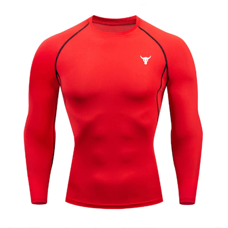 Men Compression Shirt Long Sleeve