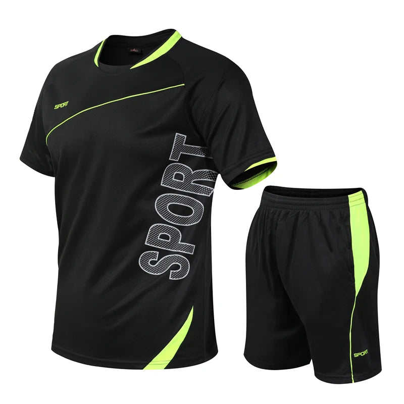 Men Tracksuit Two Piece Set
