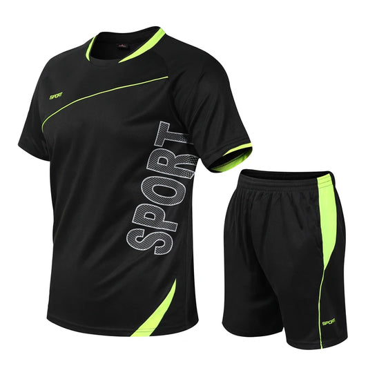 Men Tracksuit Two Piece Set