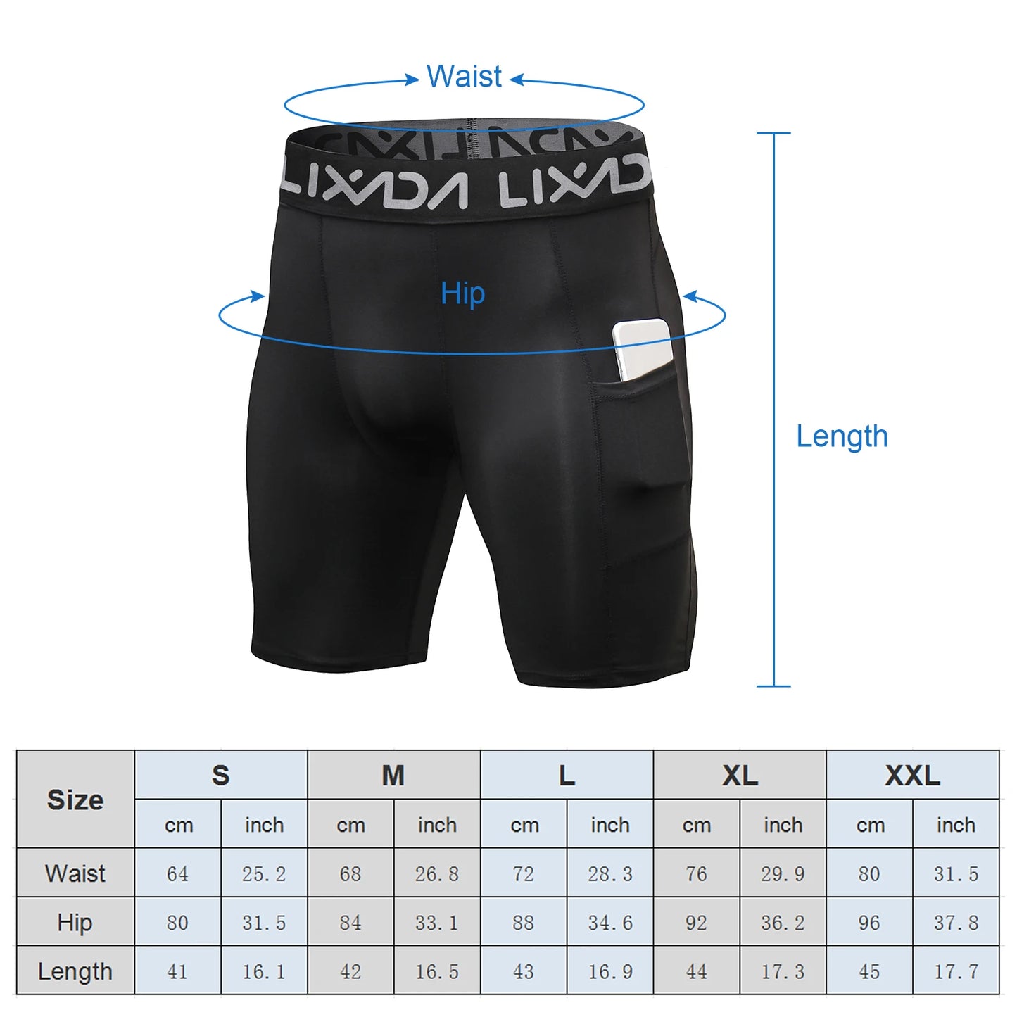 Men Sports Shorts Workout 3 Pack