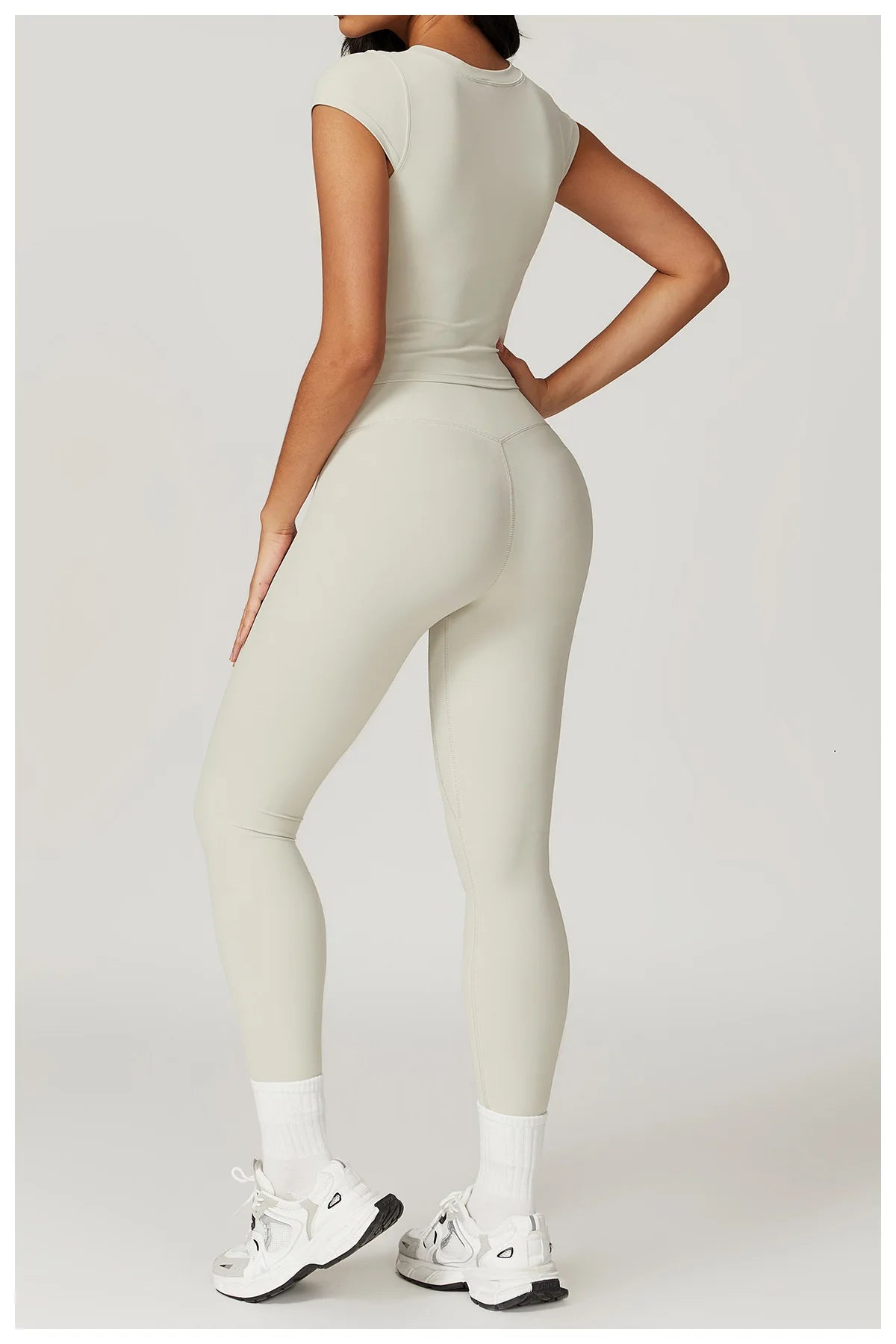 Women Yoga Set Leggings Skirt