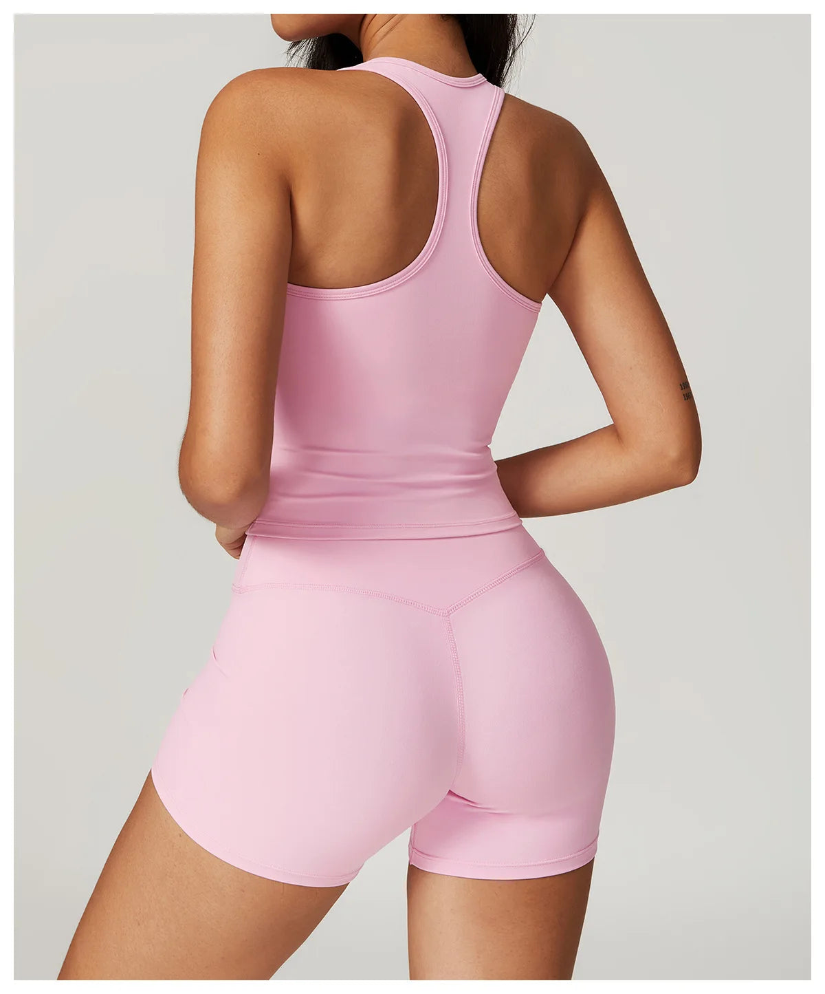 Women Yoga Set Leggings Skirt