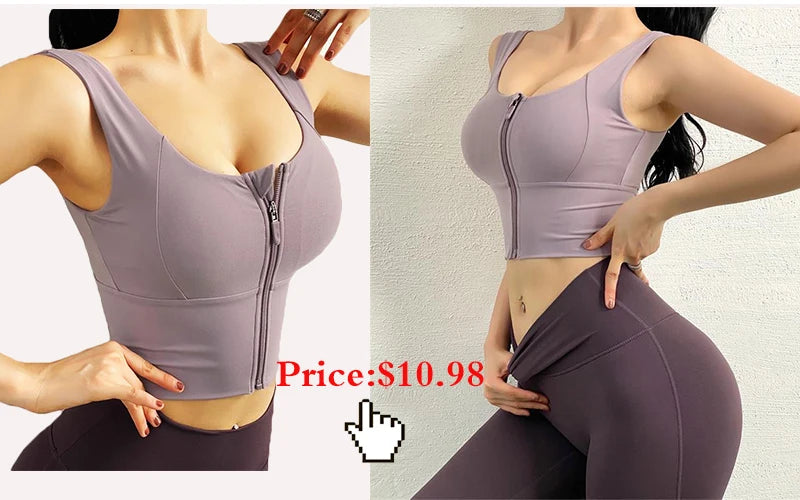Women Sports Bra Yoga Crop Tank