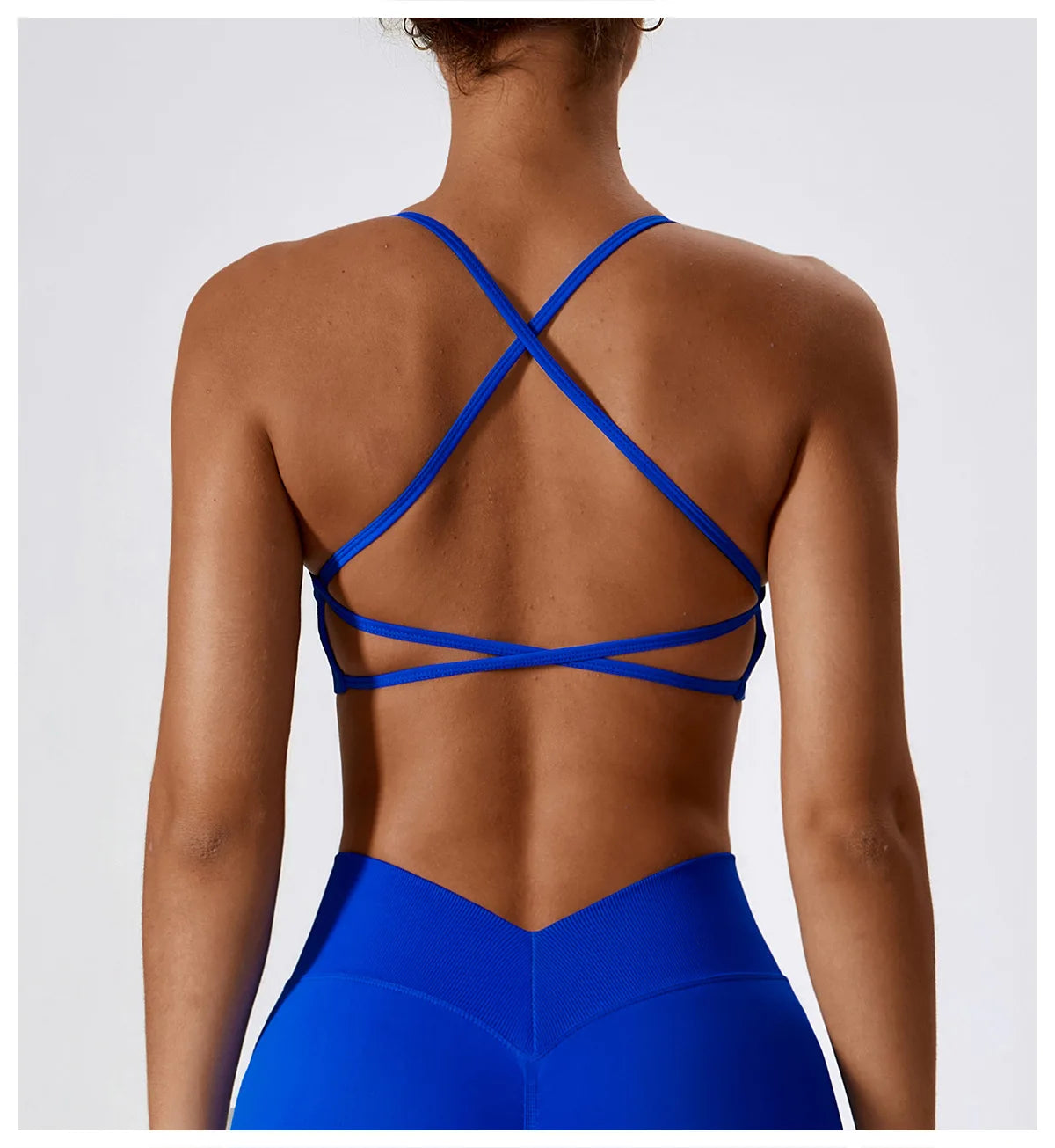 Women Sports Bra Cross Strap