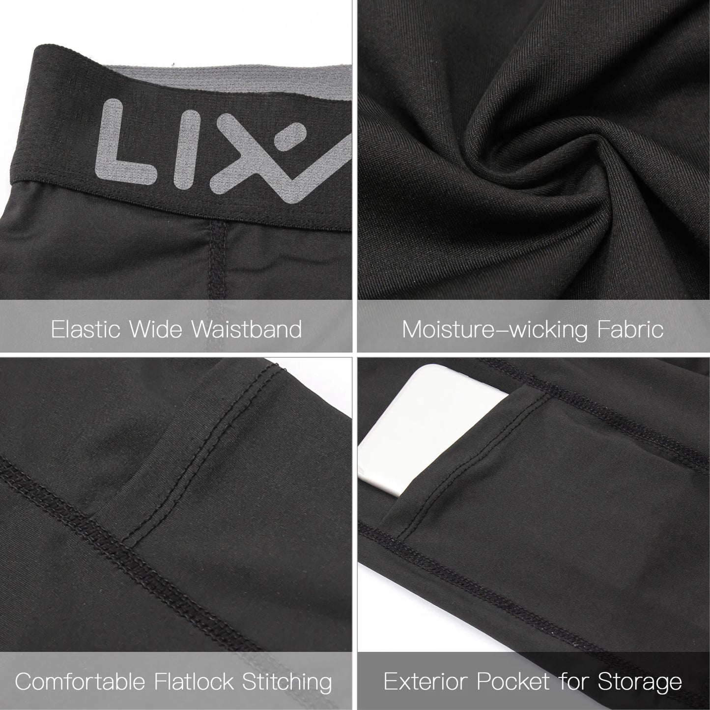 Men Sports Shorts Workout 3 Pack