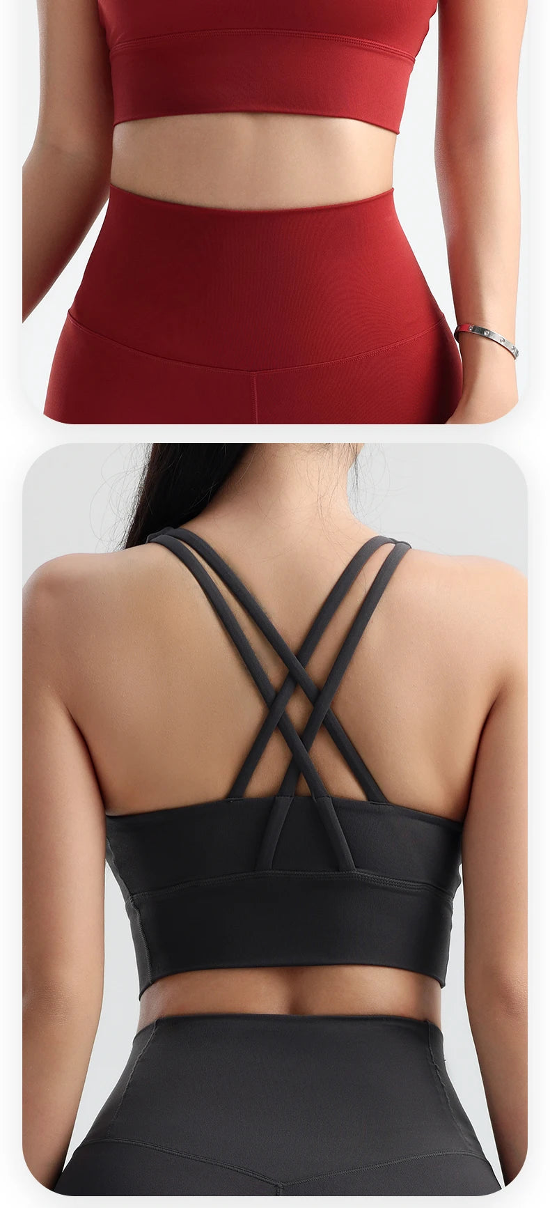 Women Sports Bra High Impact Shockproof