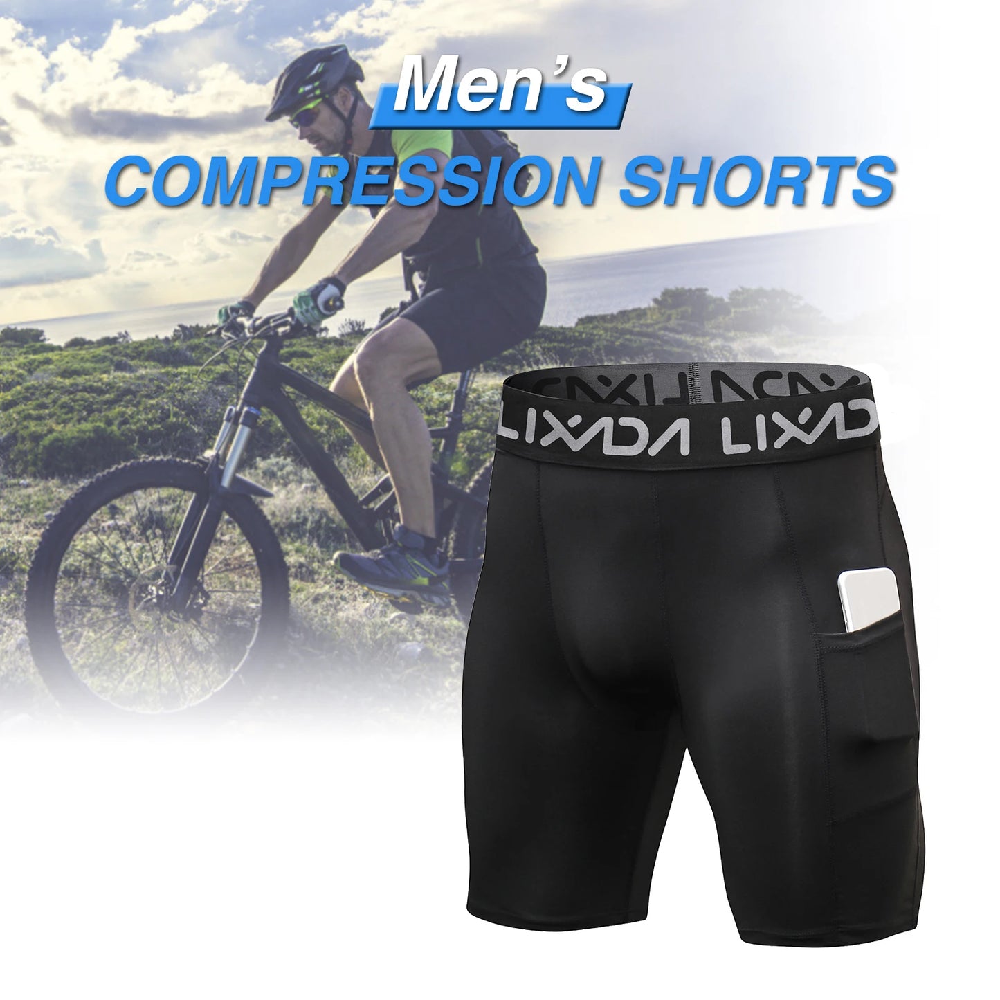 Men Sports Shorts Workout 3 Pack
