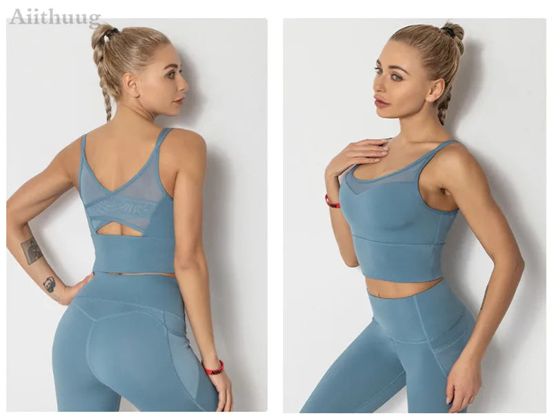 Women Sports Bra Yoga Crop Tank