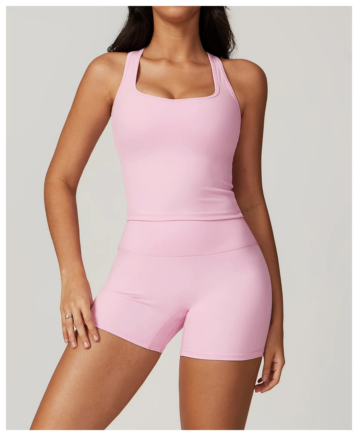 Women Yoga Set Leggings Skirt