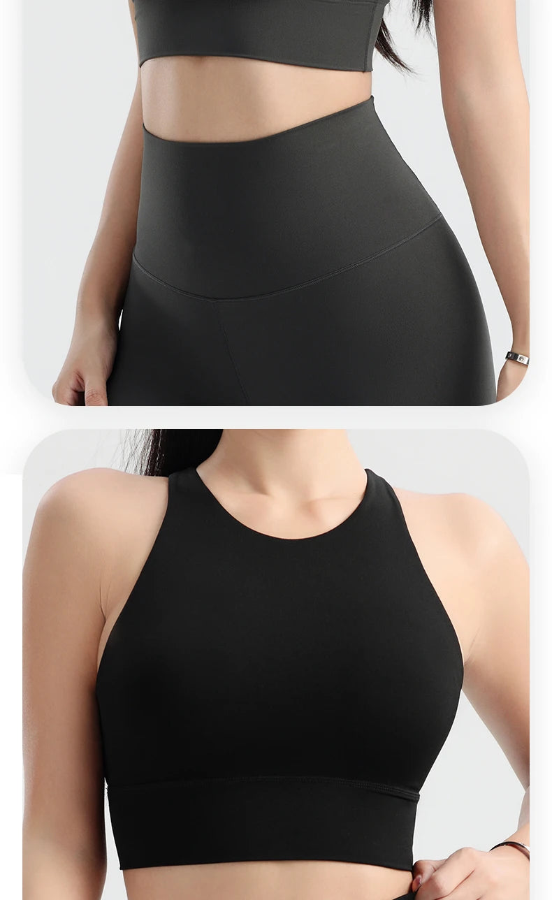 Women Sports Bra High Impact Shockproof