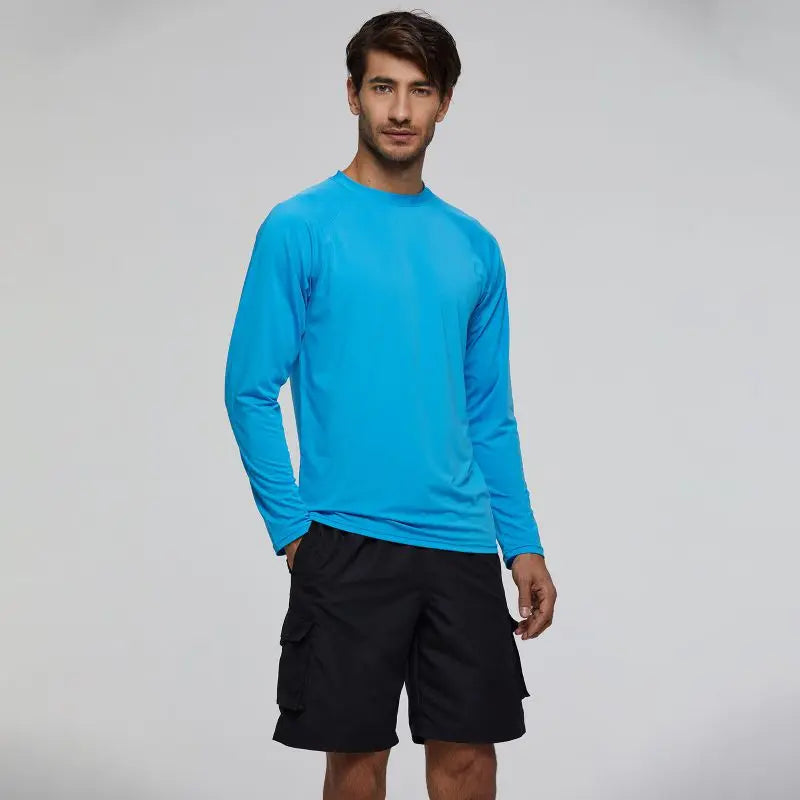 Men UV Protection Shirt Long Sleeve