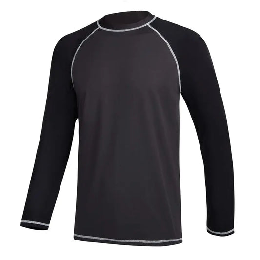 Men Rash Guard Shirt Long Sleeve