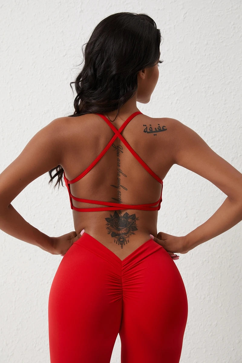 Women Yoga Bra Crop Tank