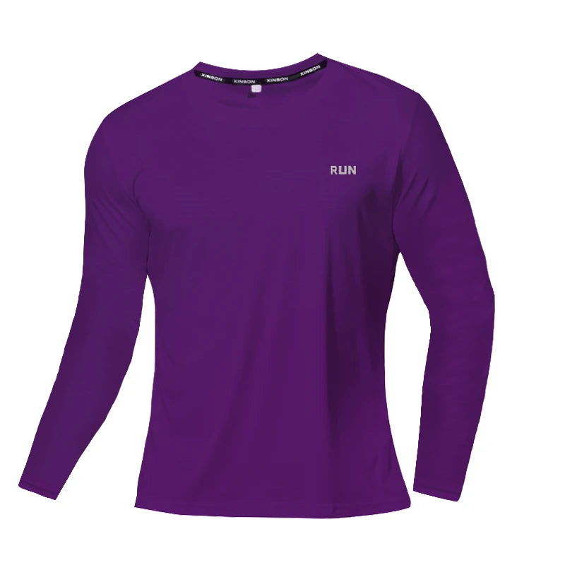 Men Summer Ice Silk Shirt Long Sleeve