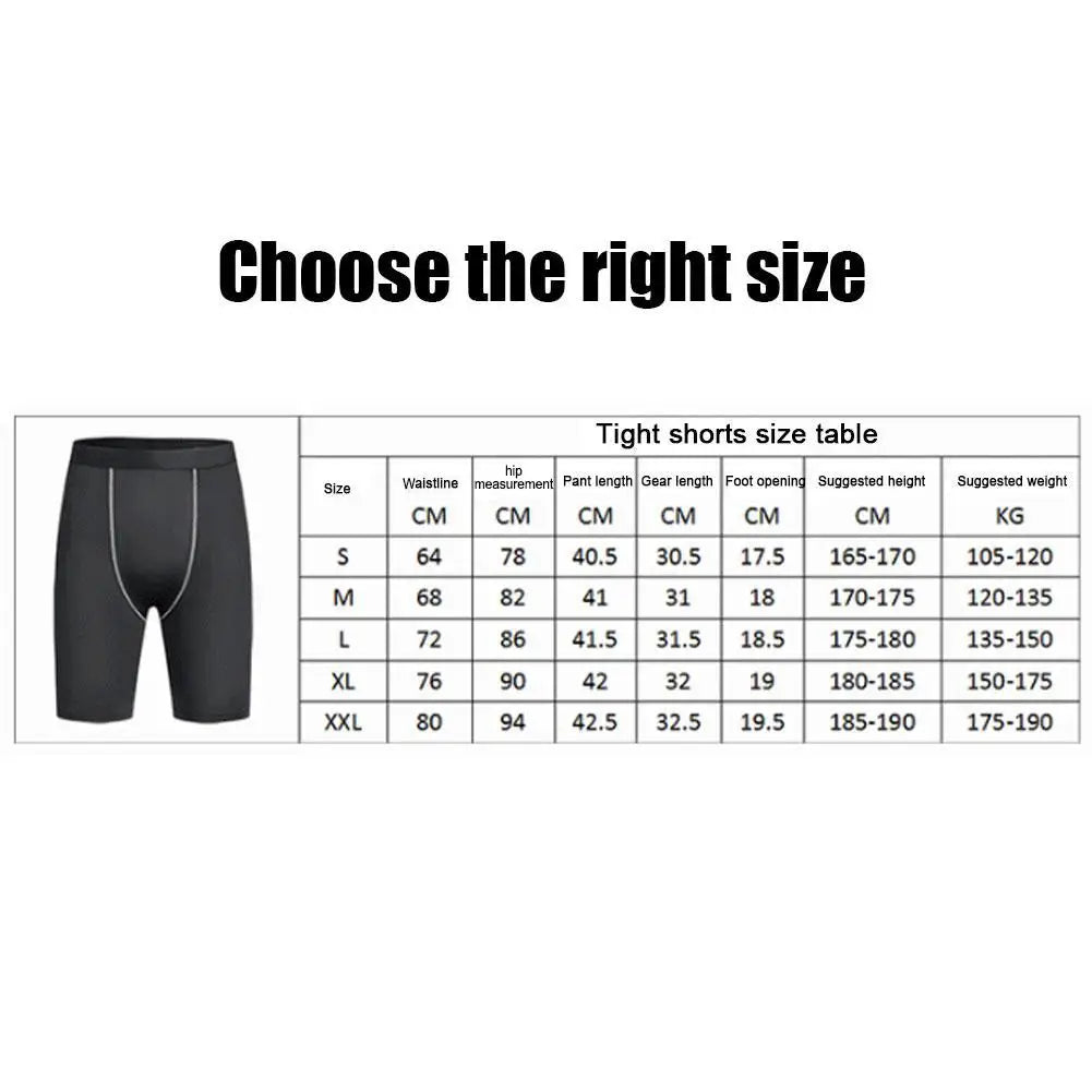 Men Compression Shorts Gym Training