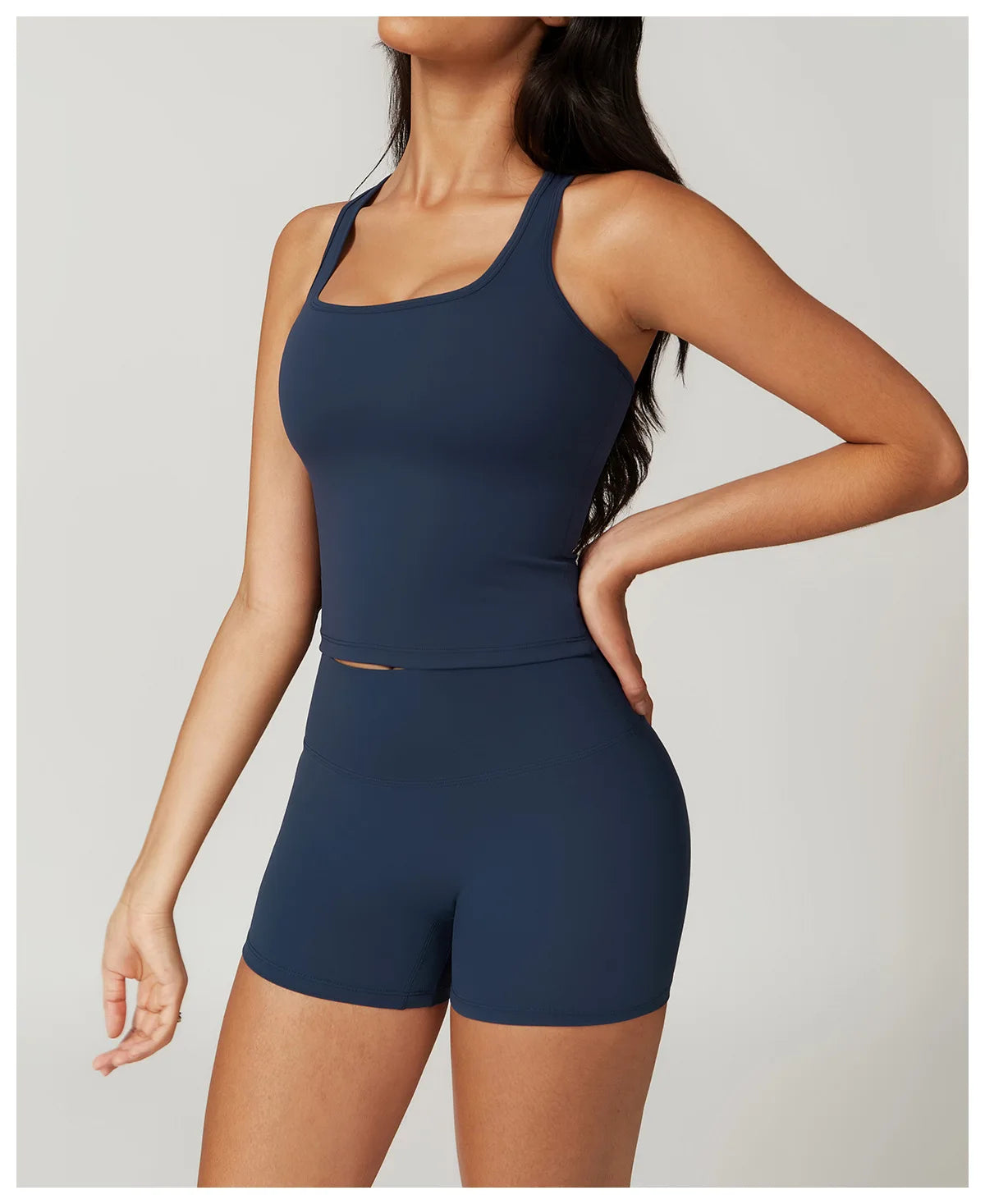 Women Yoga Set Leggings Skirt