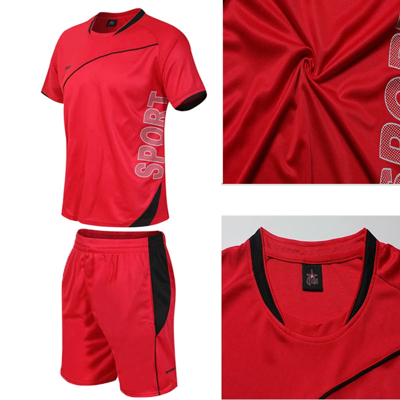 Men Tracksuit Two Piece Set