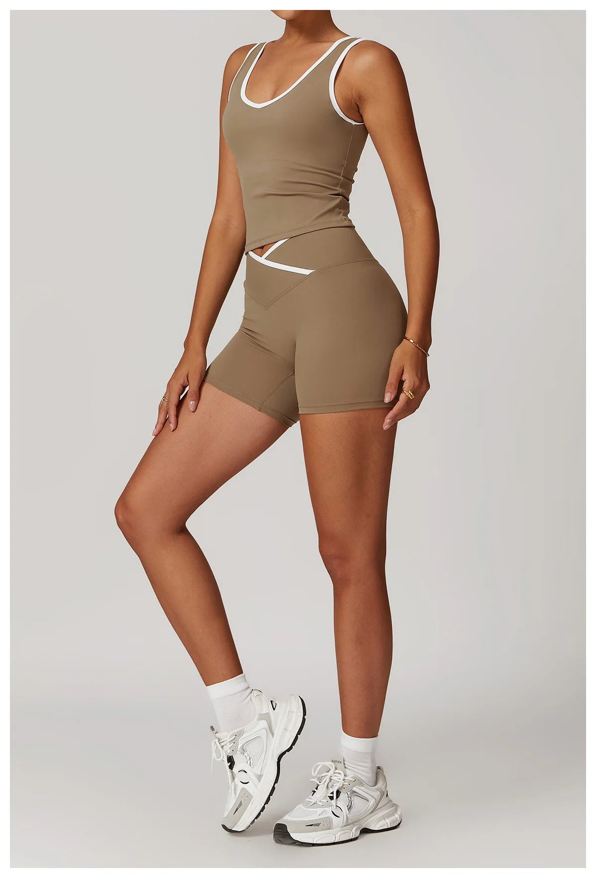 Women Yoga Set Tracksuit Vest Leggings