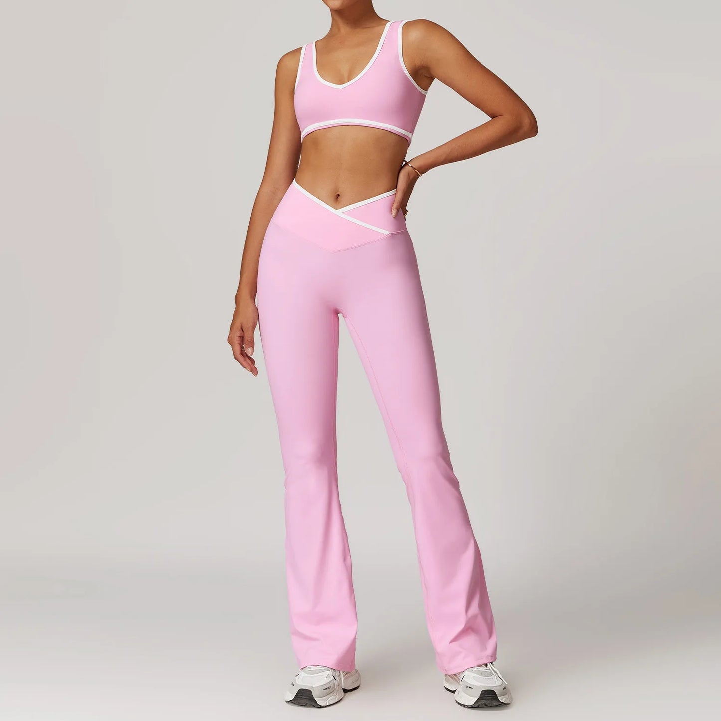 Women Yoga Set Leggings Bra