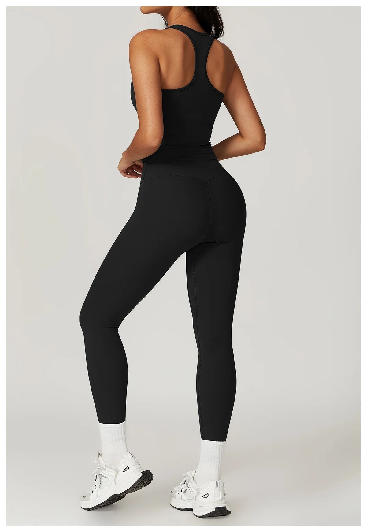 Women Yoga Set Leggings Skirt