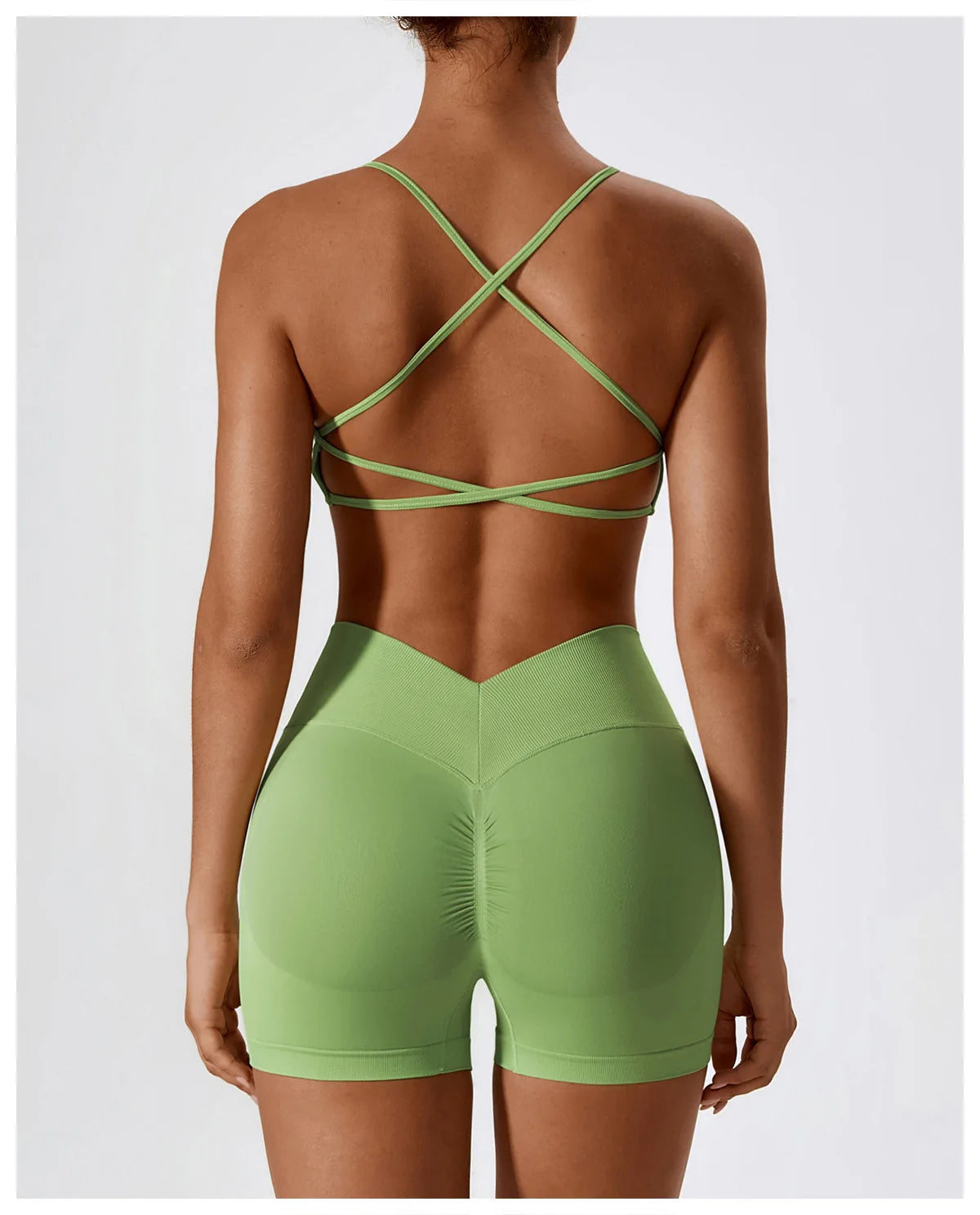 Women Sports Bra Cross Strap
