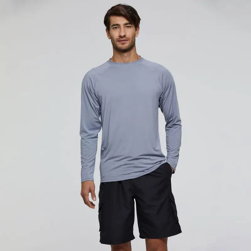Men UV Protection Shirt Long Sleeve