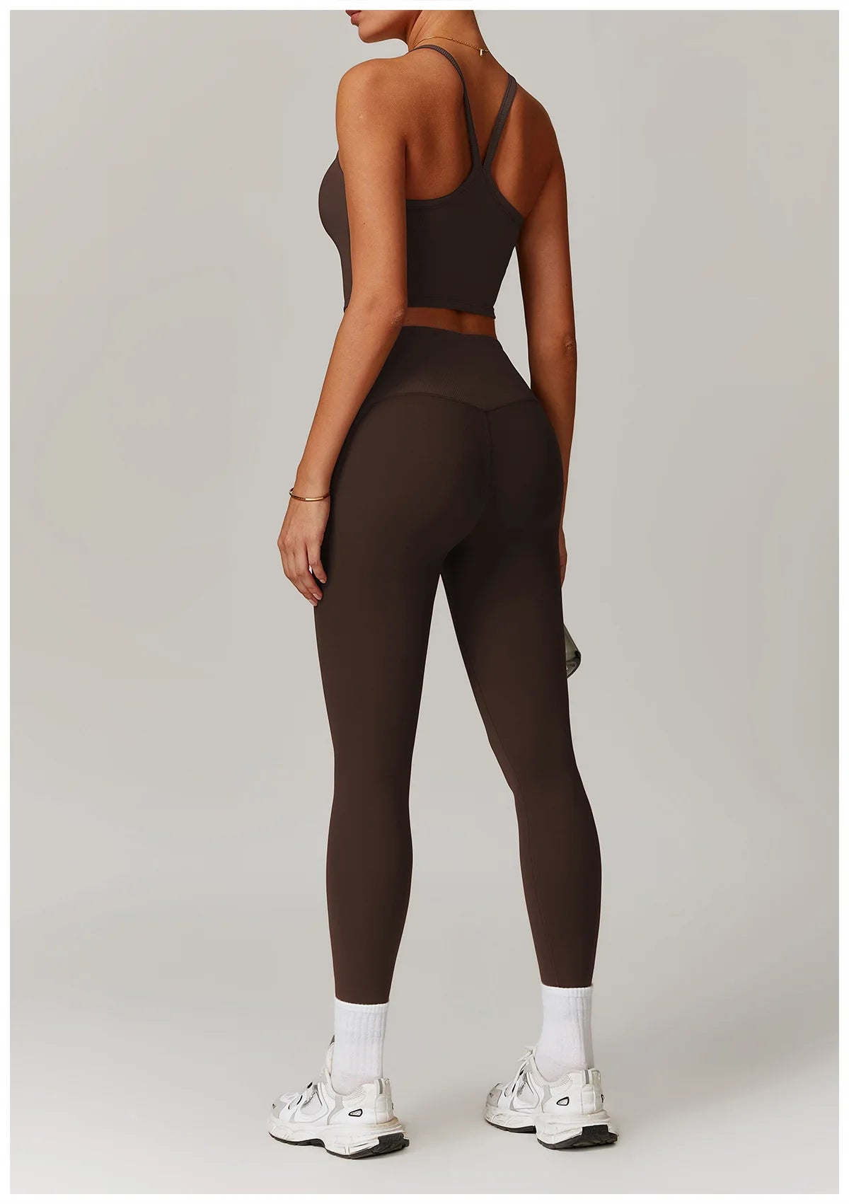 Women Yoga Set Jacket Bra Leggings