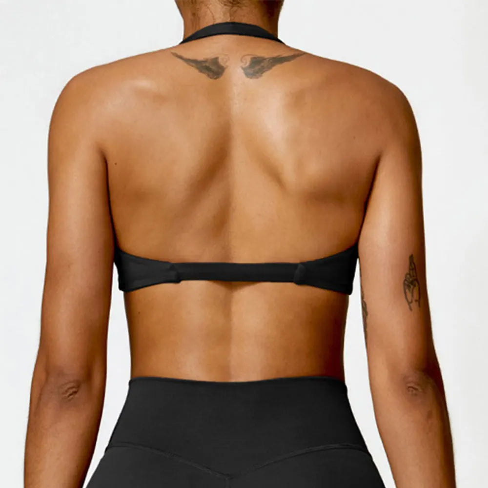 Women Sports Bra Halter Push Up