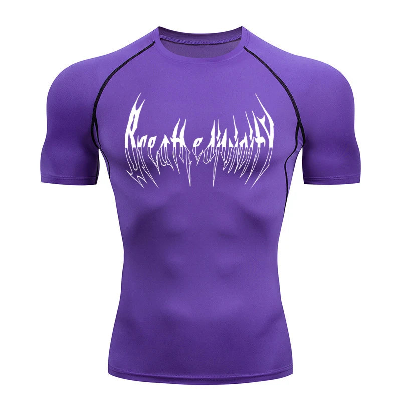 Men Compression Shirt Black Long Sleeve