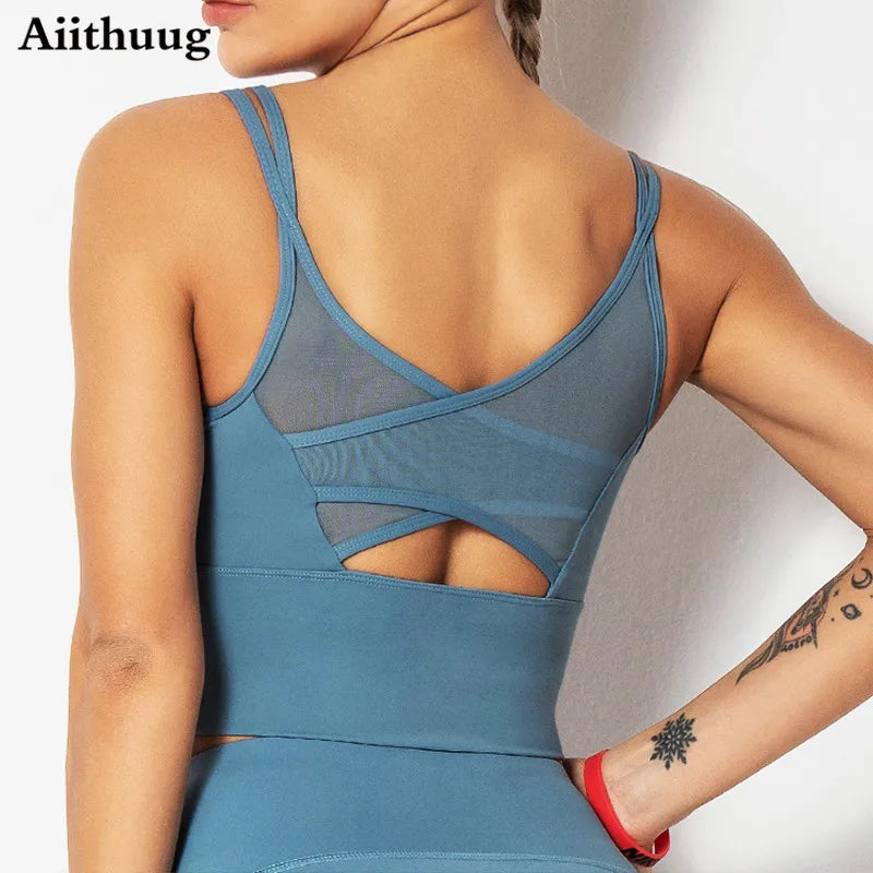 Women Sports Bra Yoga Crop Tank