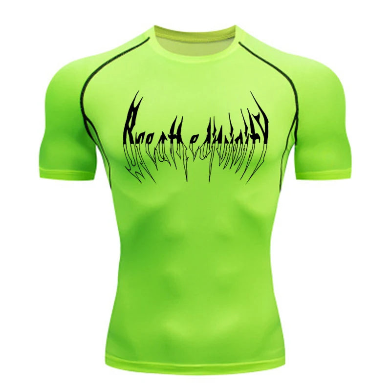 Men Compression Shirt Black Long Sleeve