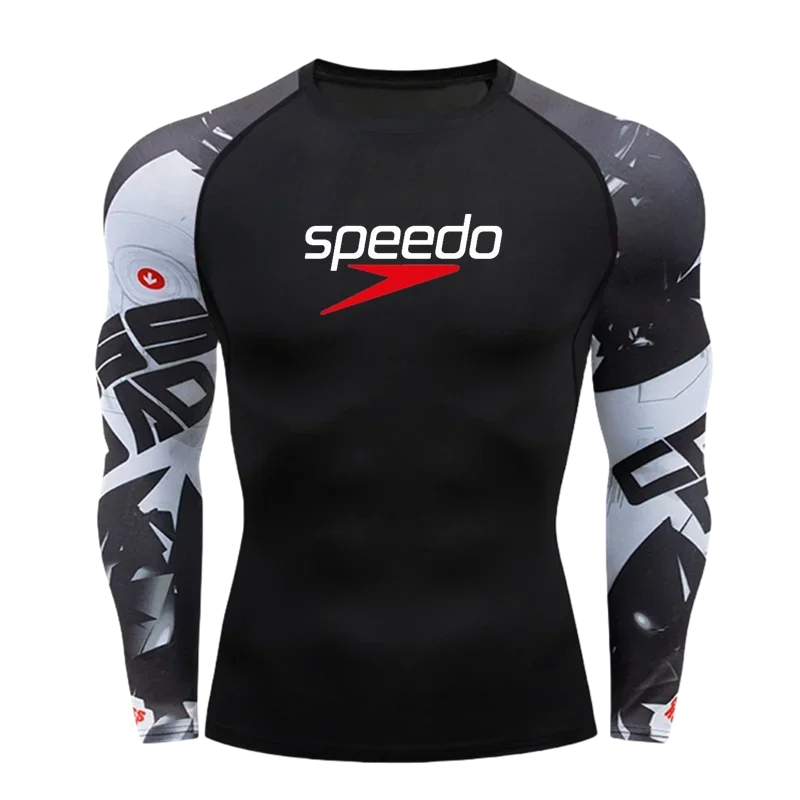 Men Compression Shirt Rashguard