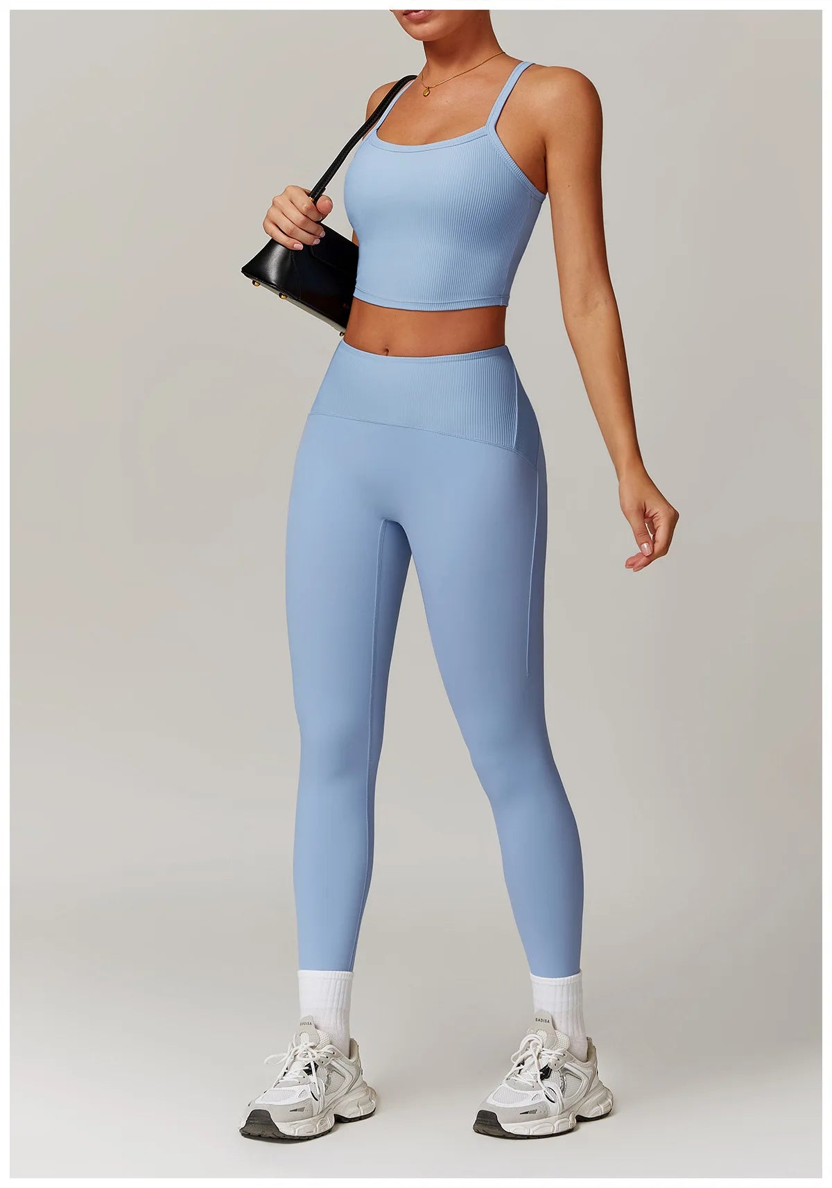 Women Yoga Set Jacket Bra Leggings