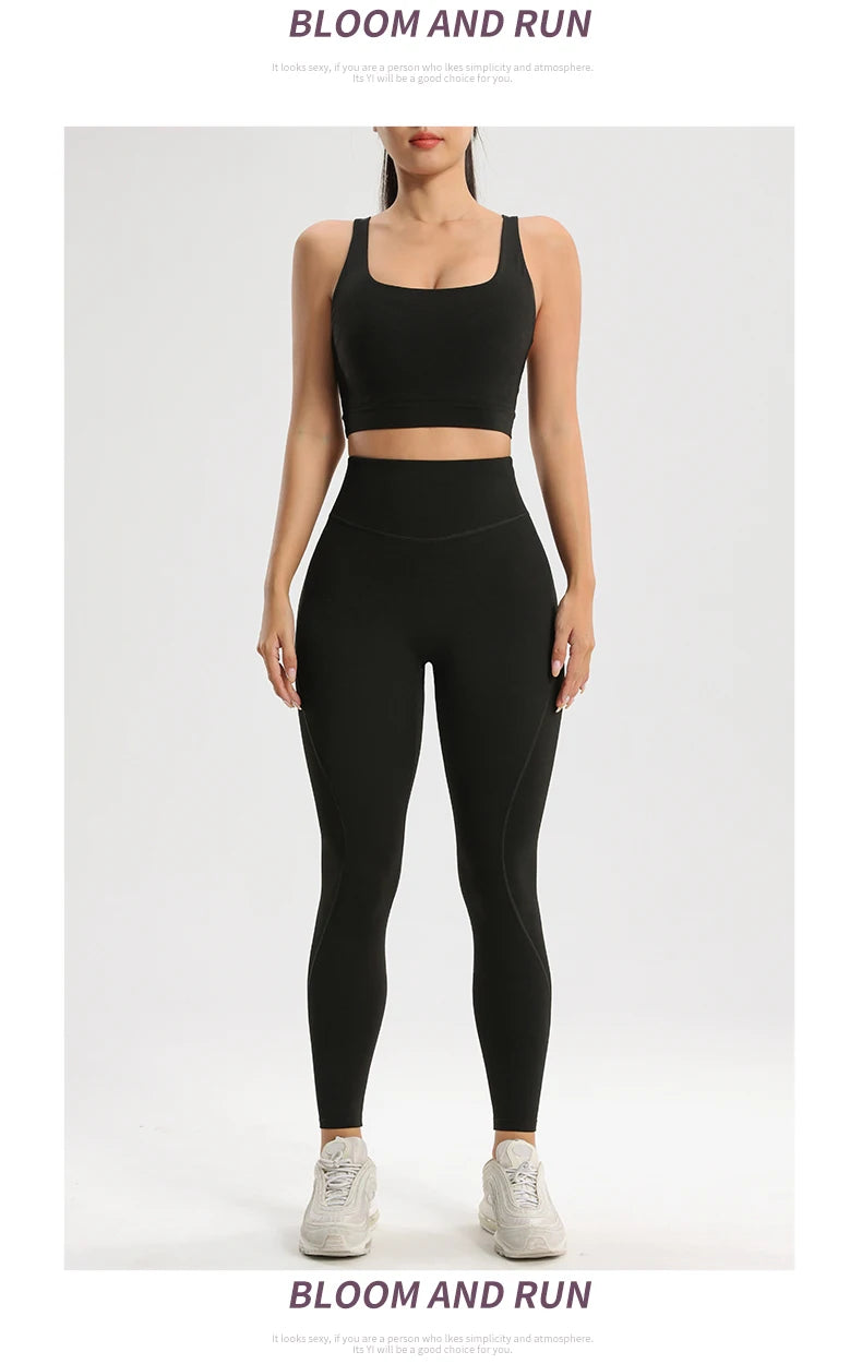 Women Yoga Set Bra Pants