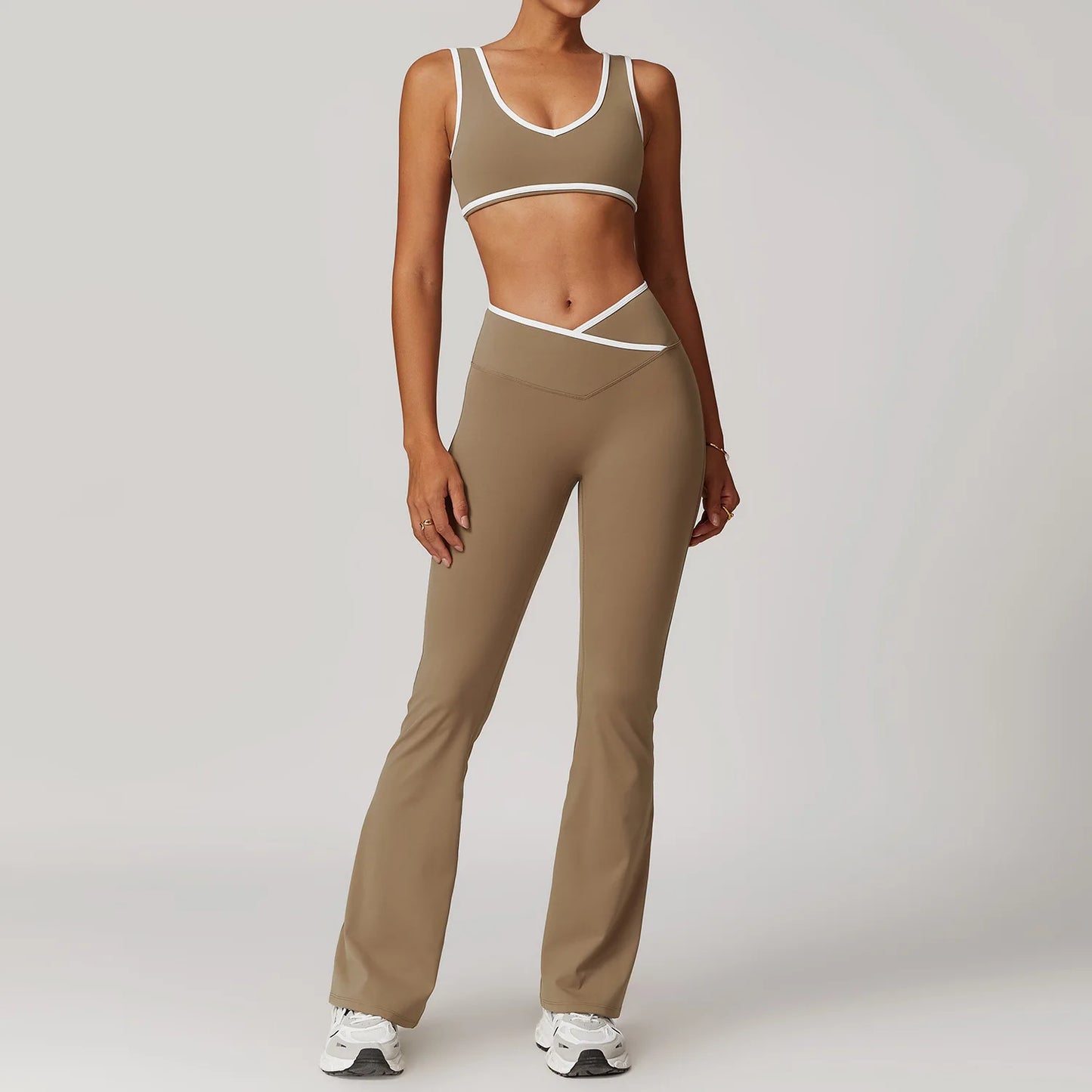 Women Yoga Set Leggings Bra