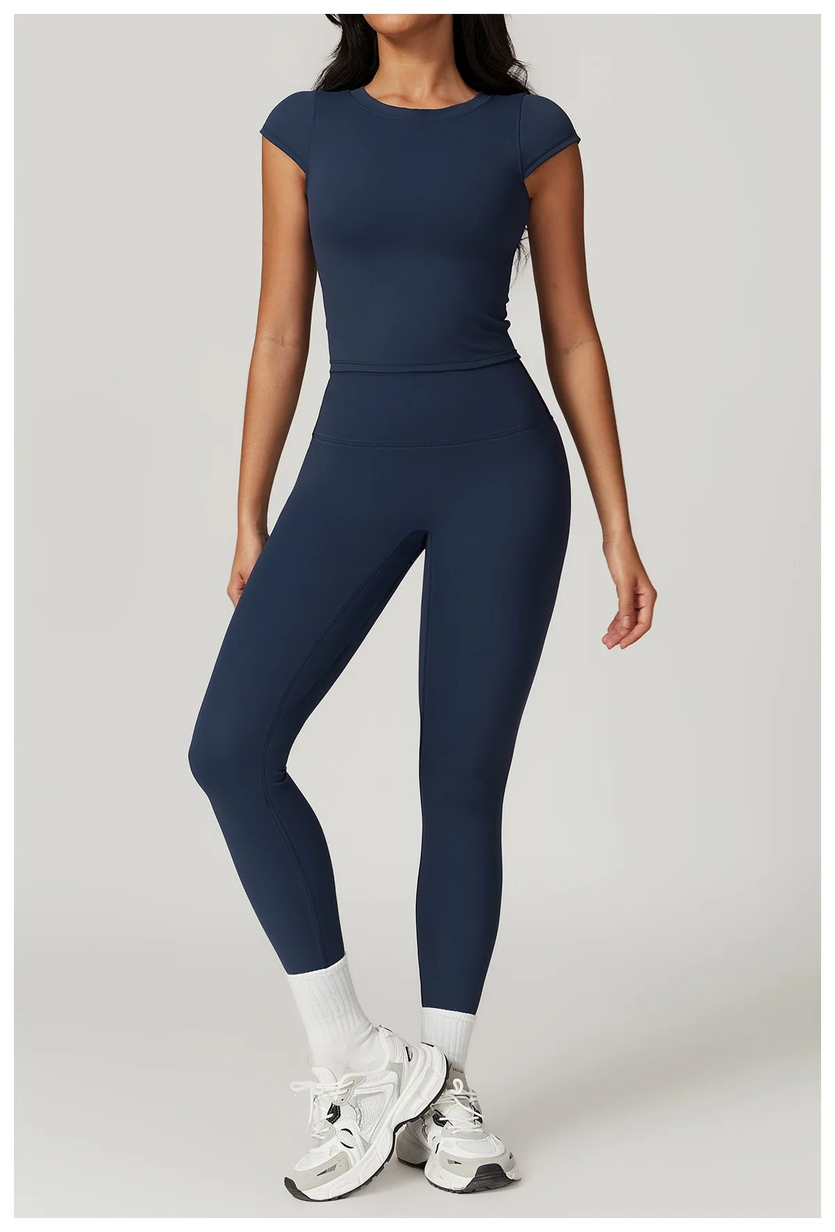 Women Yoga Set Leggings Skirt