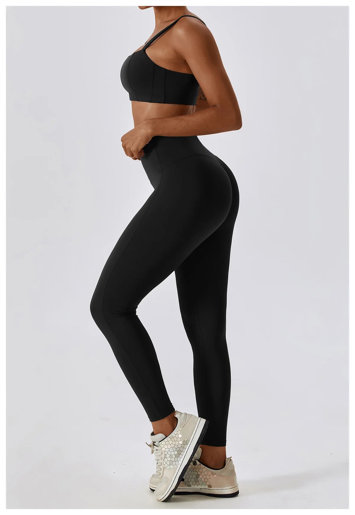 Women Yoga Set Nude Bra Leggings