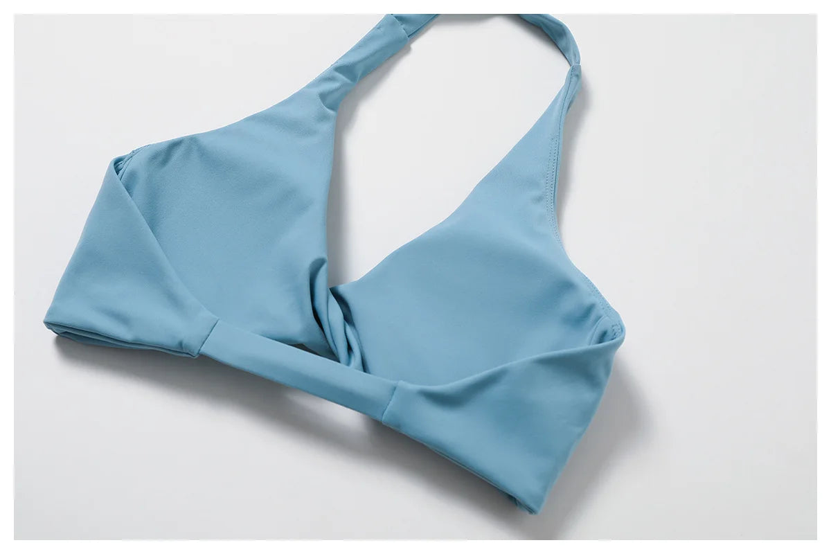 Women Sports Bra Halter Push Up