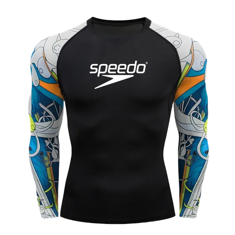 Men Compression Shirt Rashguard