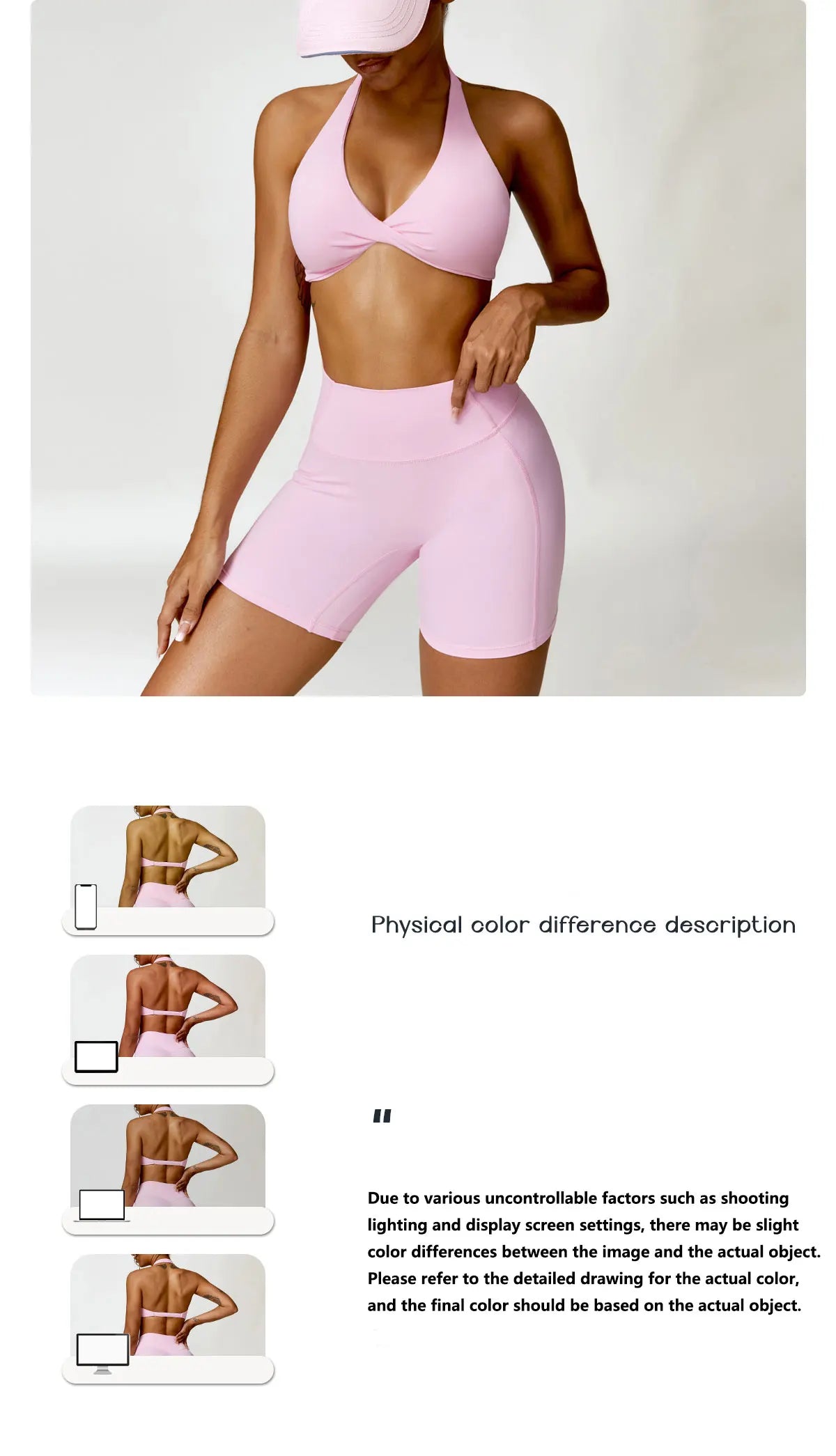 Women Sports Bra Halter Push Up