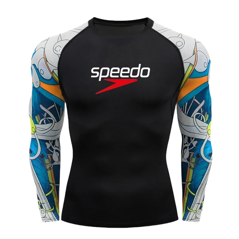 Men Compression Shirt Rashguard