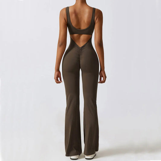 Women Jumpsuit Yoga Training Set