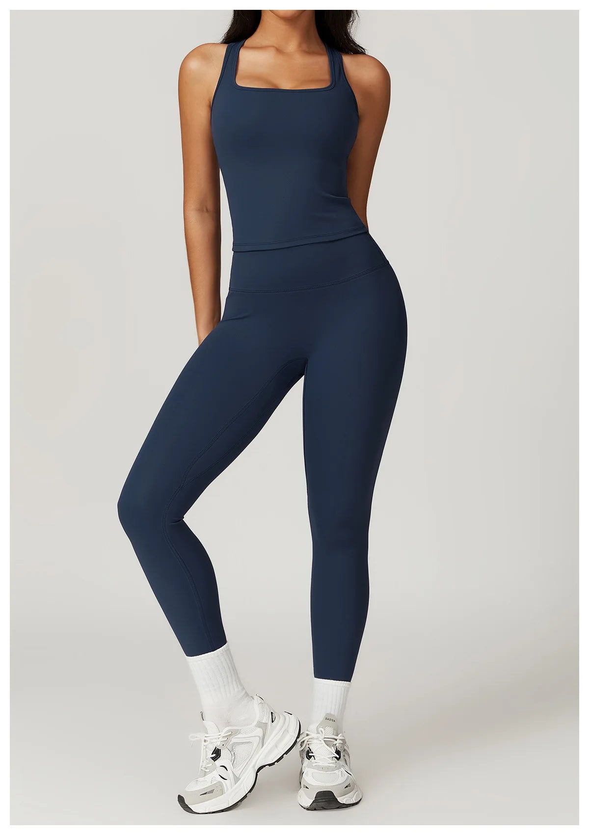Women Yoga Set Leggings Skirt