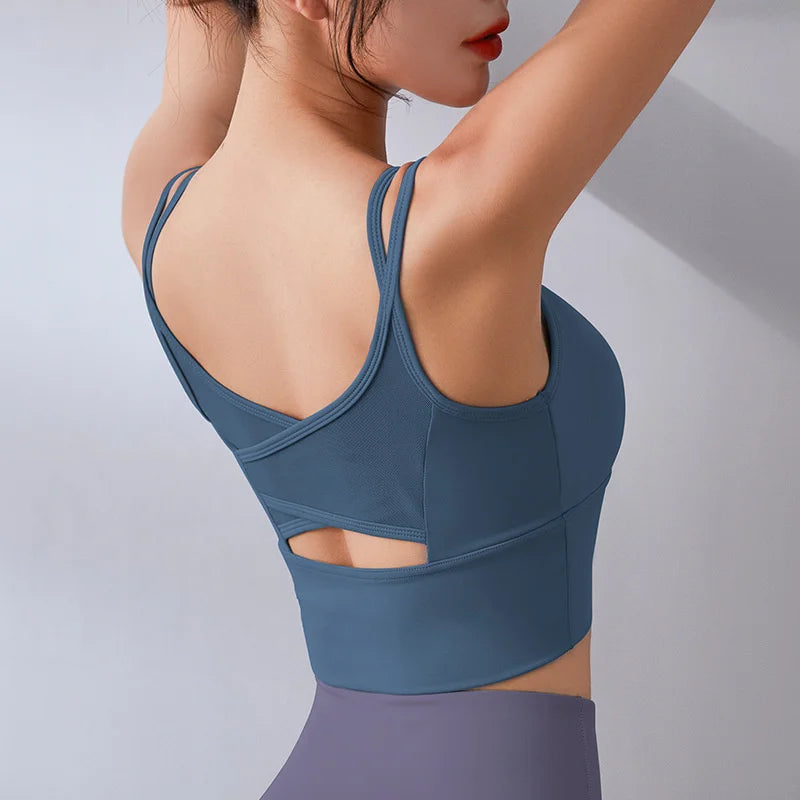 Women Sports Bra Yoga Crop Tank