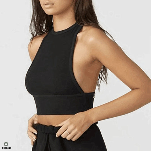 Women Sports Bra Strap Nylon Vest