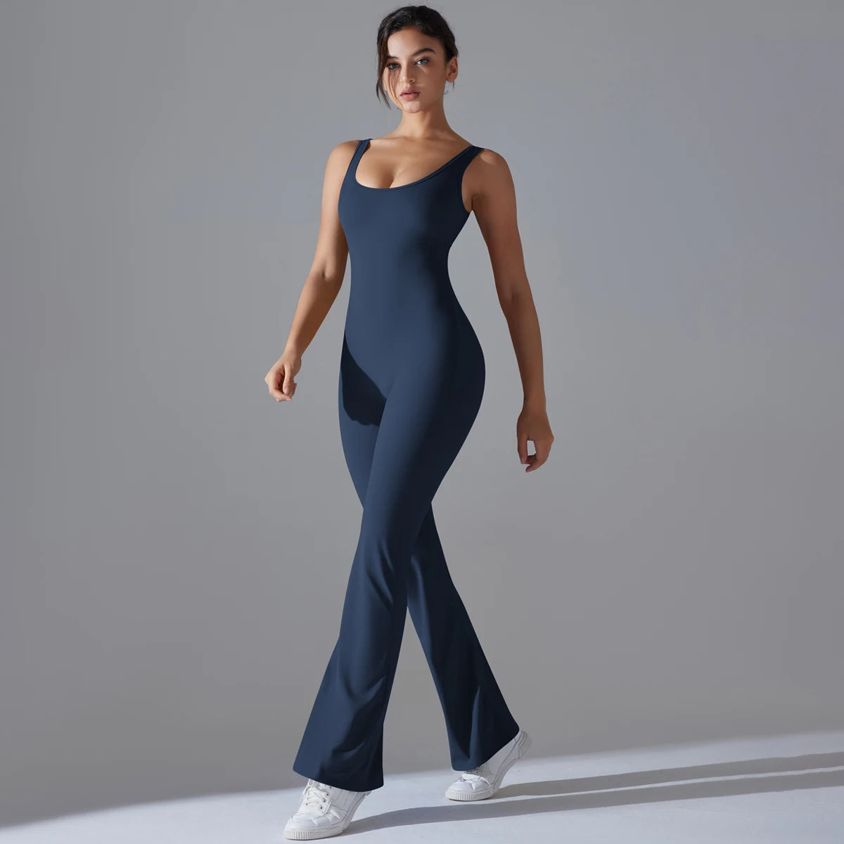 Women Jumpsuit Backless Fitness Suit