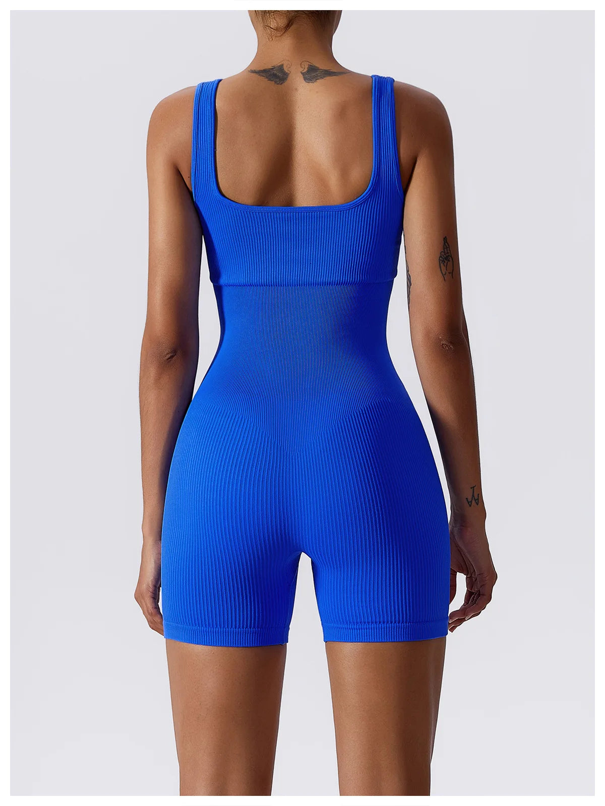 Women Jumpsuit Ribbed Yoga Tracksuit